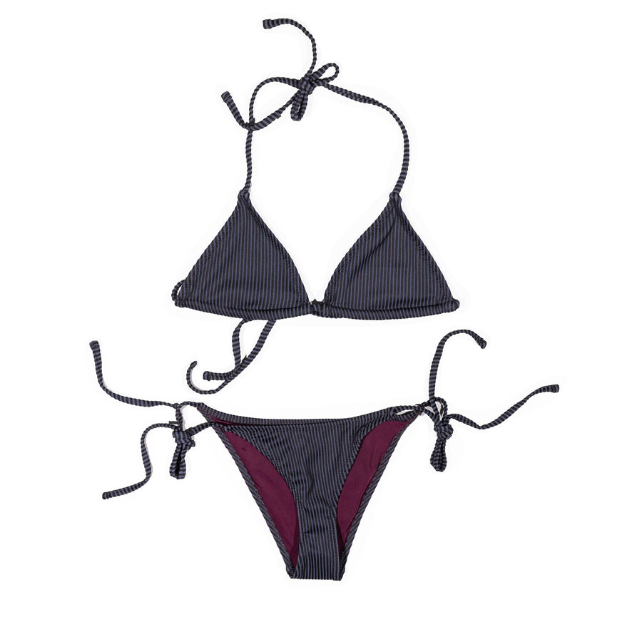 Mollusk String Theory Bikini Top in Midnight