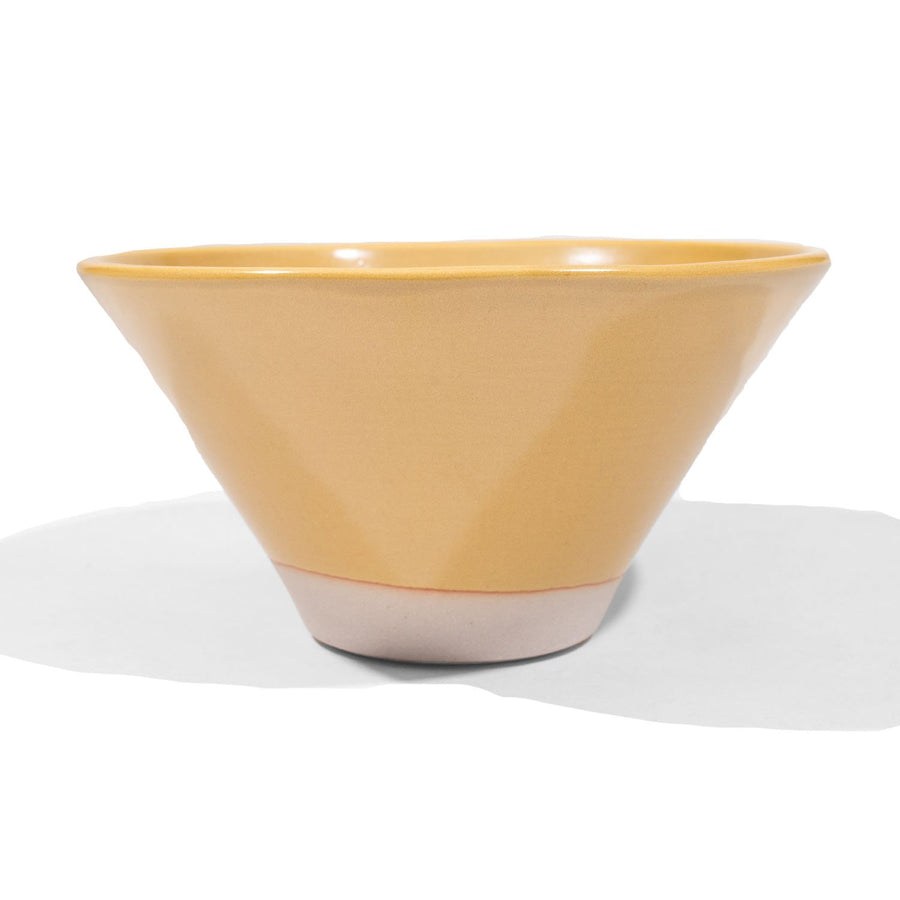 WRF Large V-Bowl in Mustard